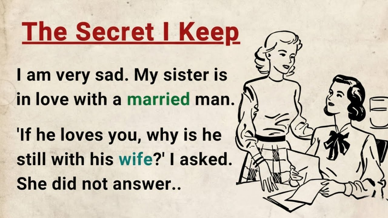 Learn English through Stories Level 3 ⭐ The Secret She Keeps | Graded Reader | English Audio Story