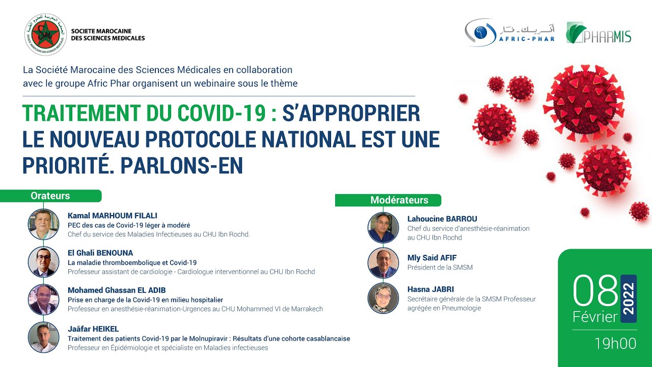 Traitement du covid-19 : s'approprier le nouveau protocole national est une priorité. Parlons-en