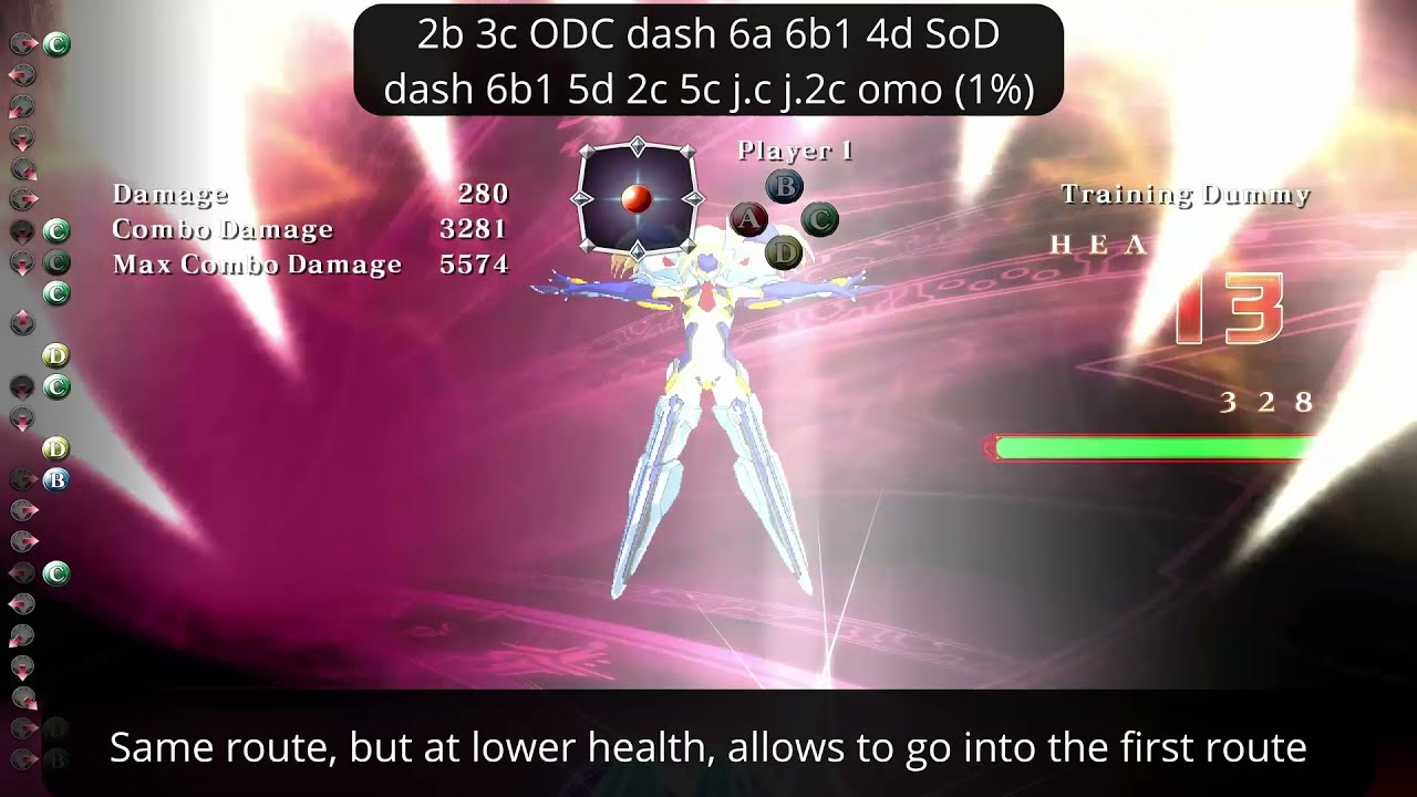 BBCF2 Mu-12 Combos Visual Reference