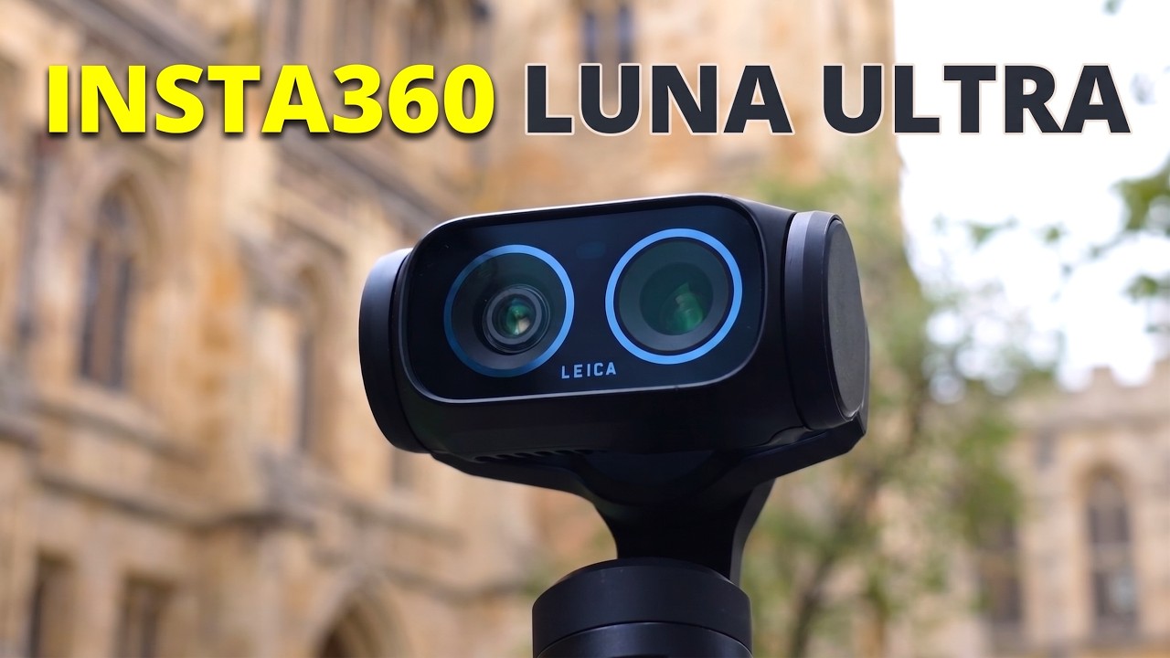 The best vlogging camera so far? Insta360 Luna Ultra - First Look and Tutorial