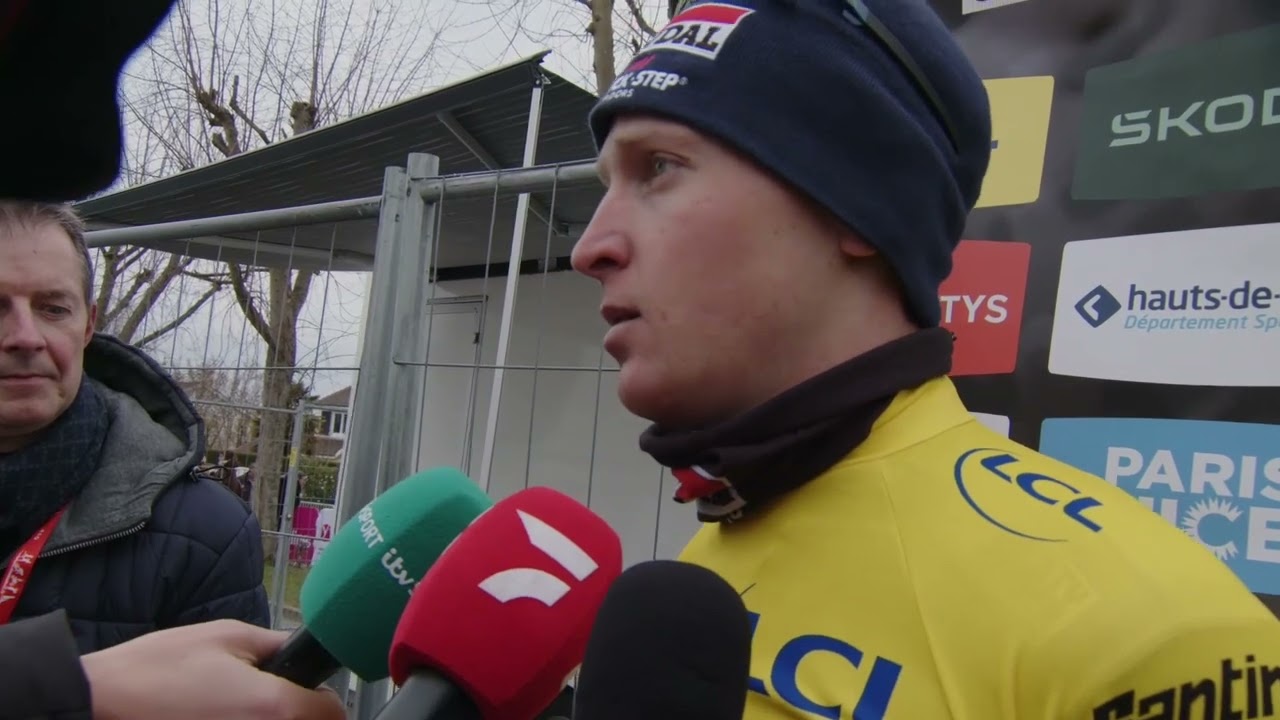 Tim Merlier - Interview at the finish - Paris-Nice 2023 - Stage 1