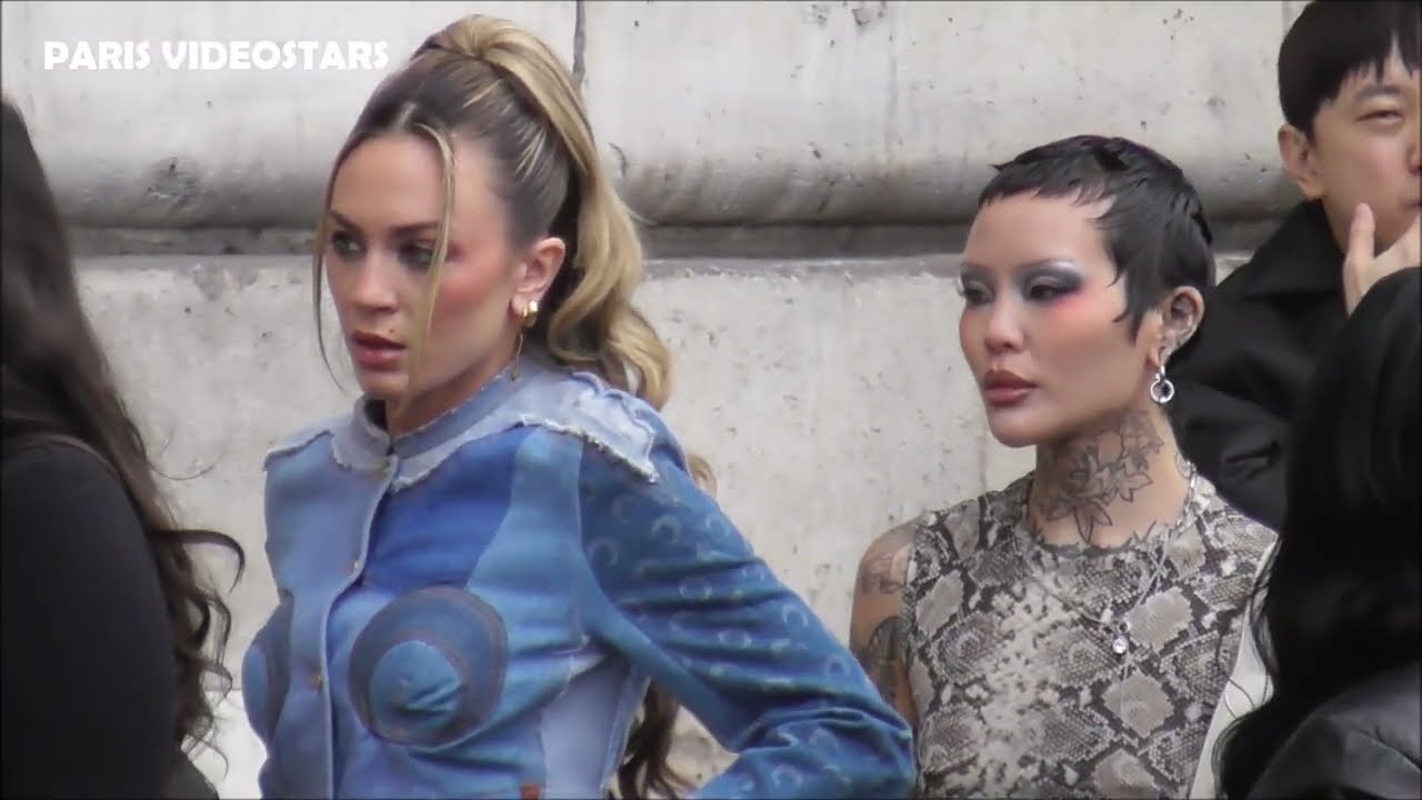 Mei Pang, Christina Kirkman @ Paris Fashion Week 10 march 2025 show Marine Serre