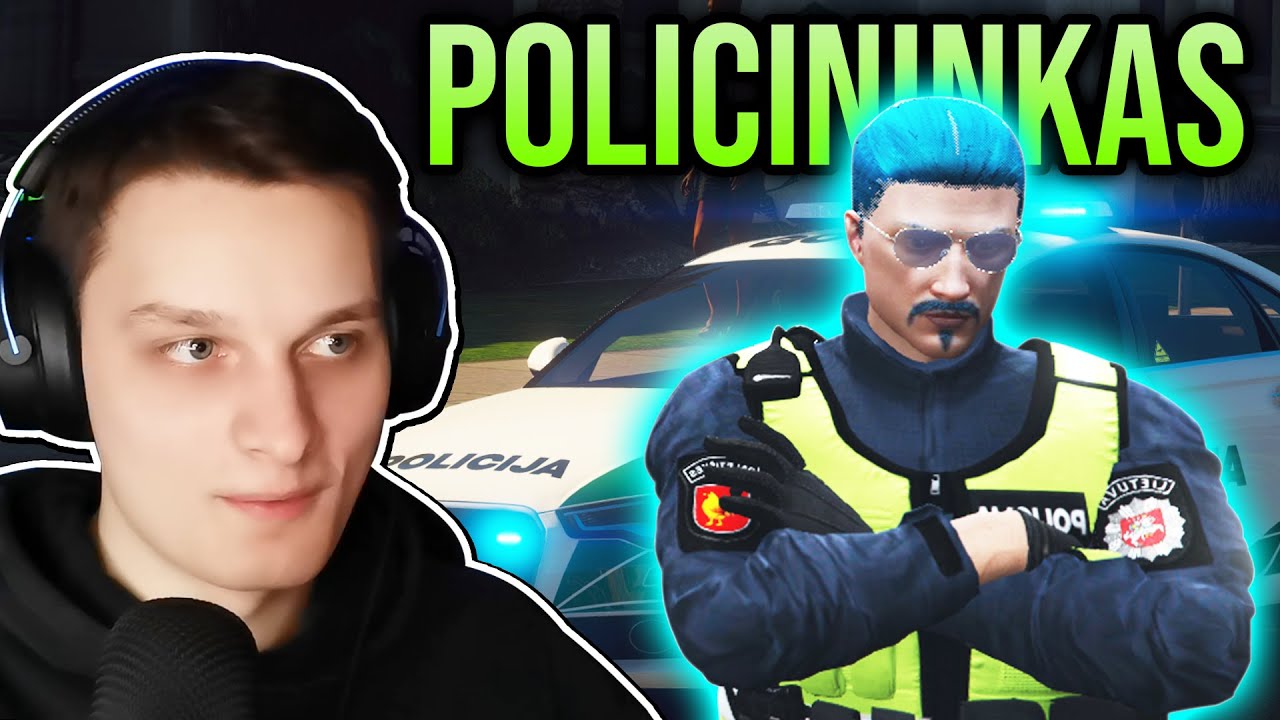 ROLEPLAY ALGIS #2 Įsidarbinau policininku!