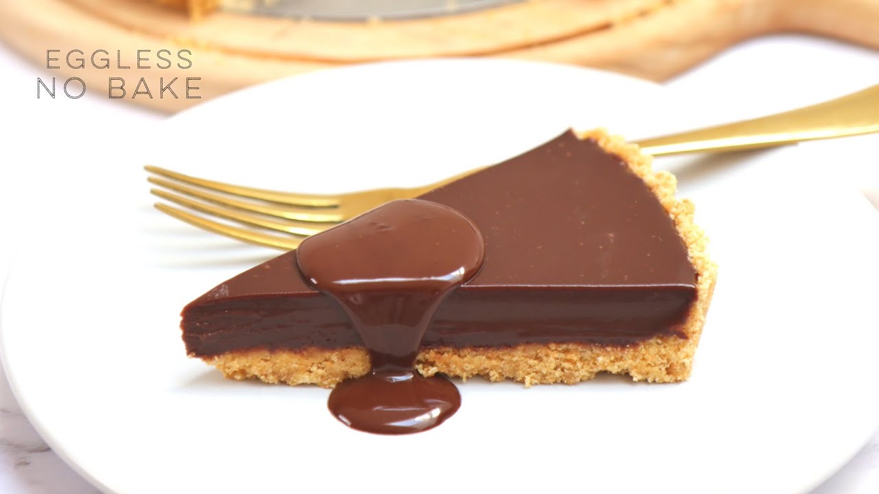 Chocolate tart | no bake chocolate tart recipe