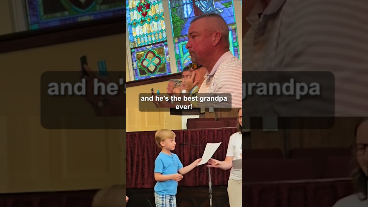 Grandpa wasn&rsquo;t prepared for this sweet tribute 🥹