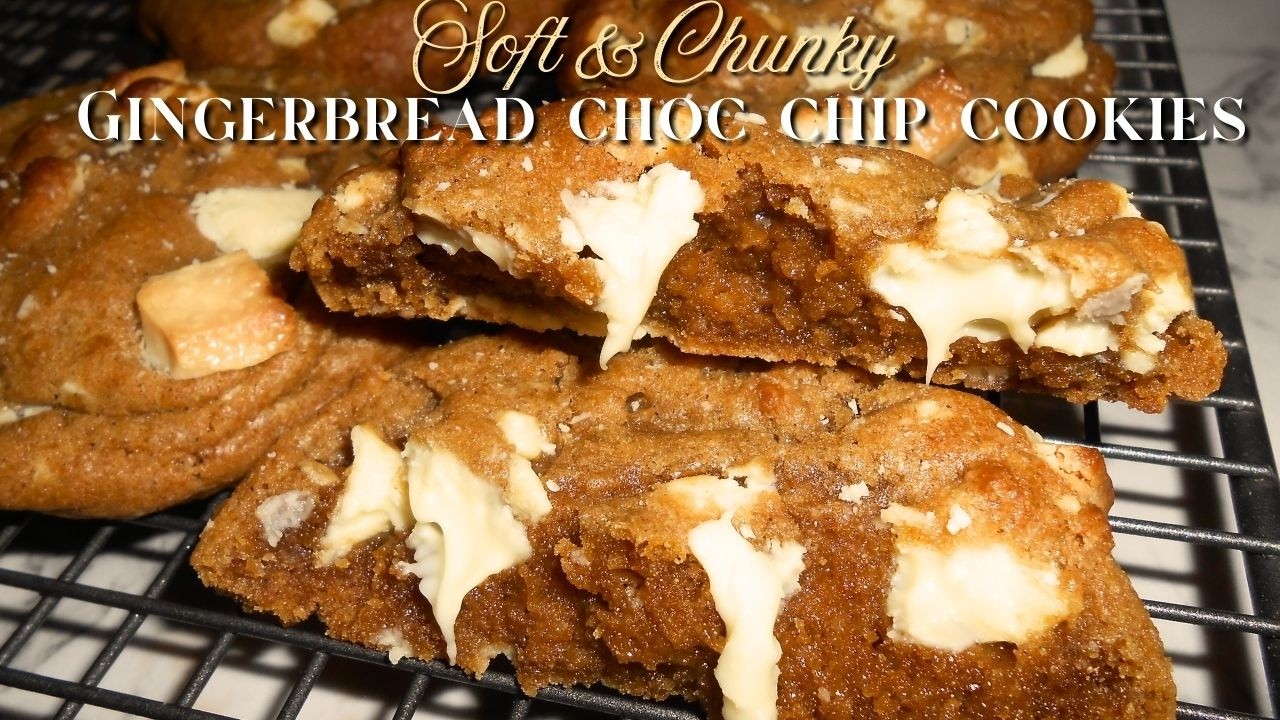Gingerbread Chocolate Chip Cookies 🍪 No-Fail Recipe 