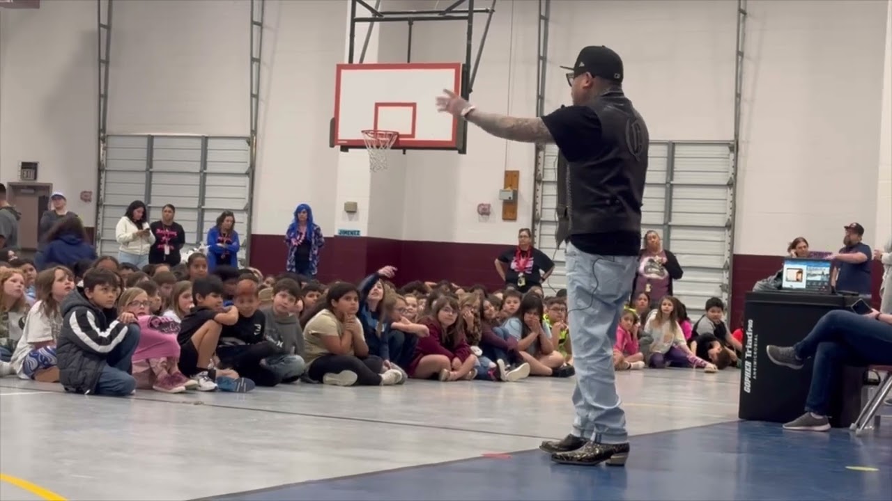 Floresville,Tx. Elementary school visit…