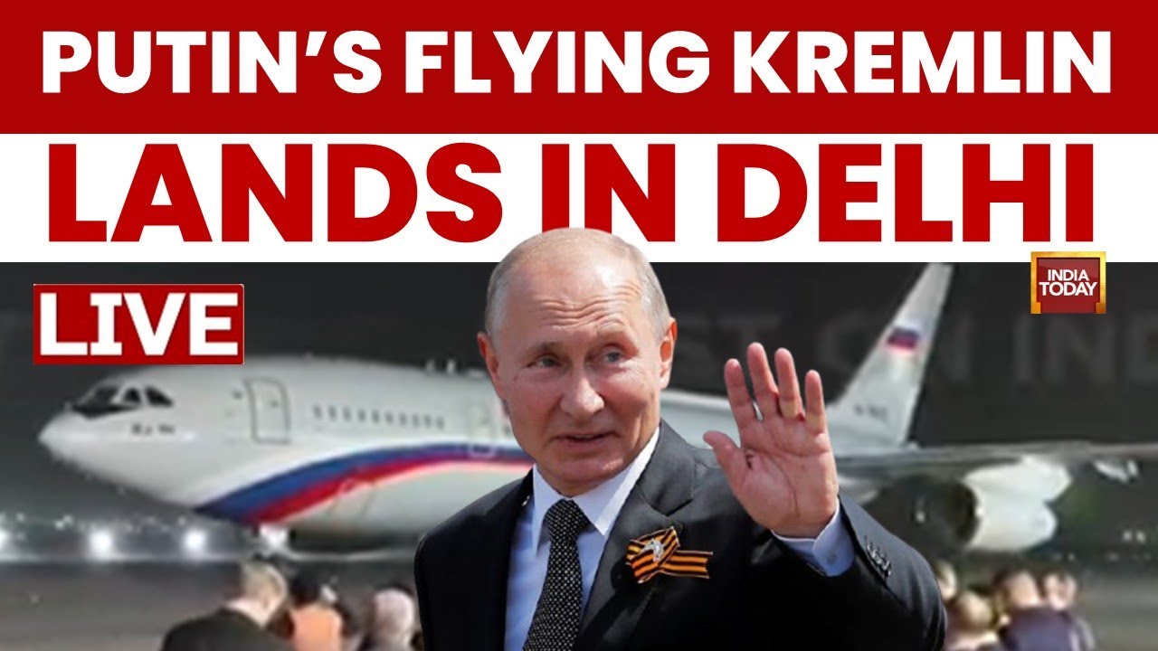 Putin Lands in India LIVE | Russian President Vladimir in India LIVE | Putin LIVE | Modi LIVE
