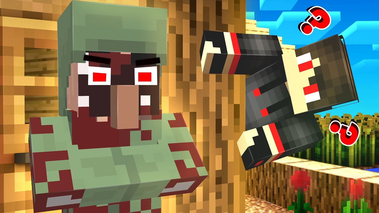 This Horror Villager Scared us in MINECRAFT !!