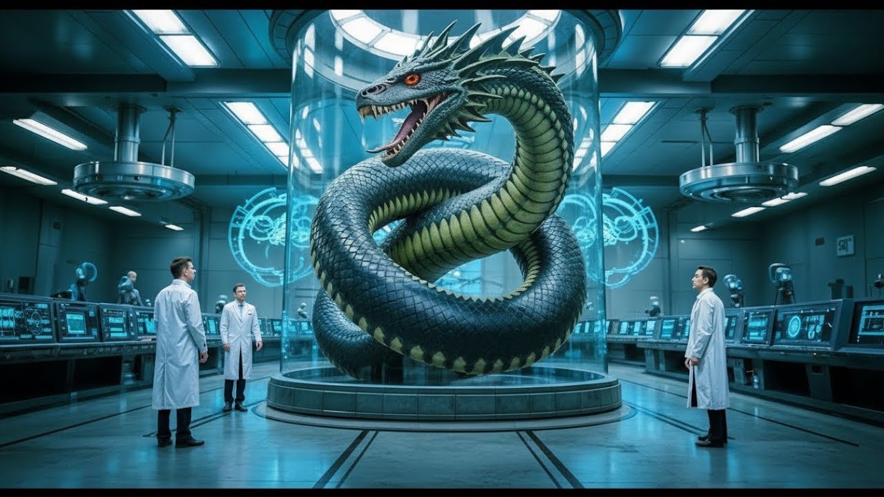 Lab mein kuch psycho scientists ne ek daytakar saanp bana diya | Movie explain in Hindi & Urdu.