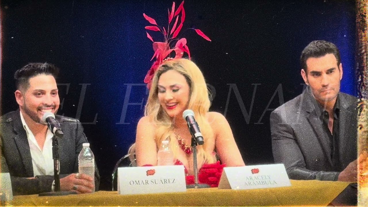 ARACELI ARÁMBULA ENCANTADA DE ALTERNAR CON BELINDA, ES UNA MUJER HERMOSA Y MUY TALENTOSA.