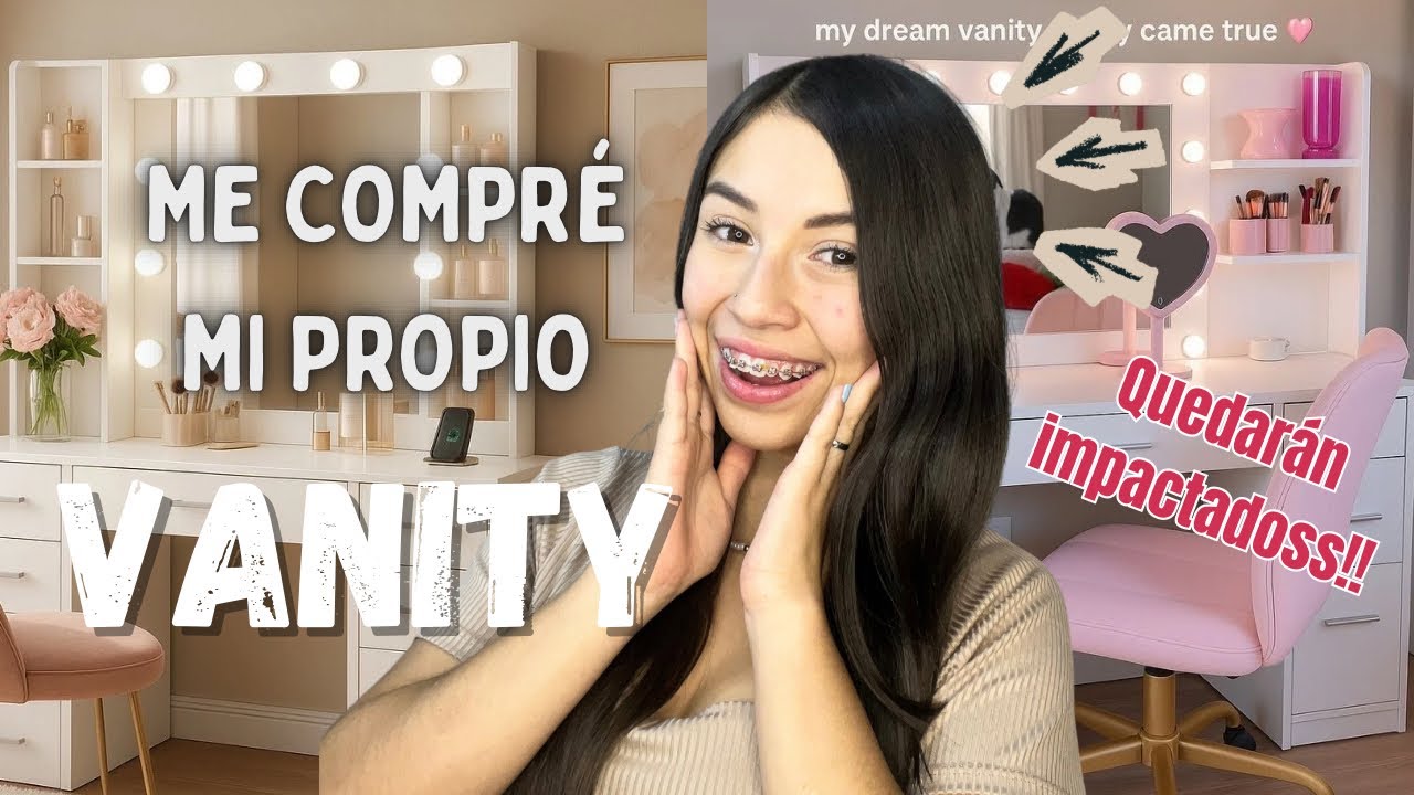 COMPRÉ EL VANITY DE MIS SUEÑOSSSS!!! Trae muchas cosas, destapen lo conmigo❤️ - Sofy eich