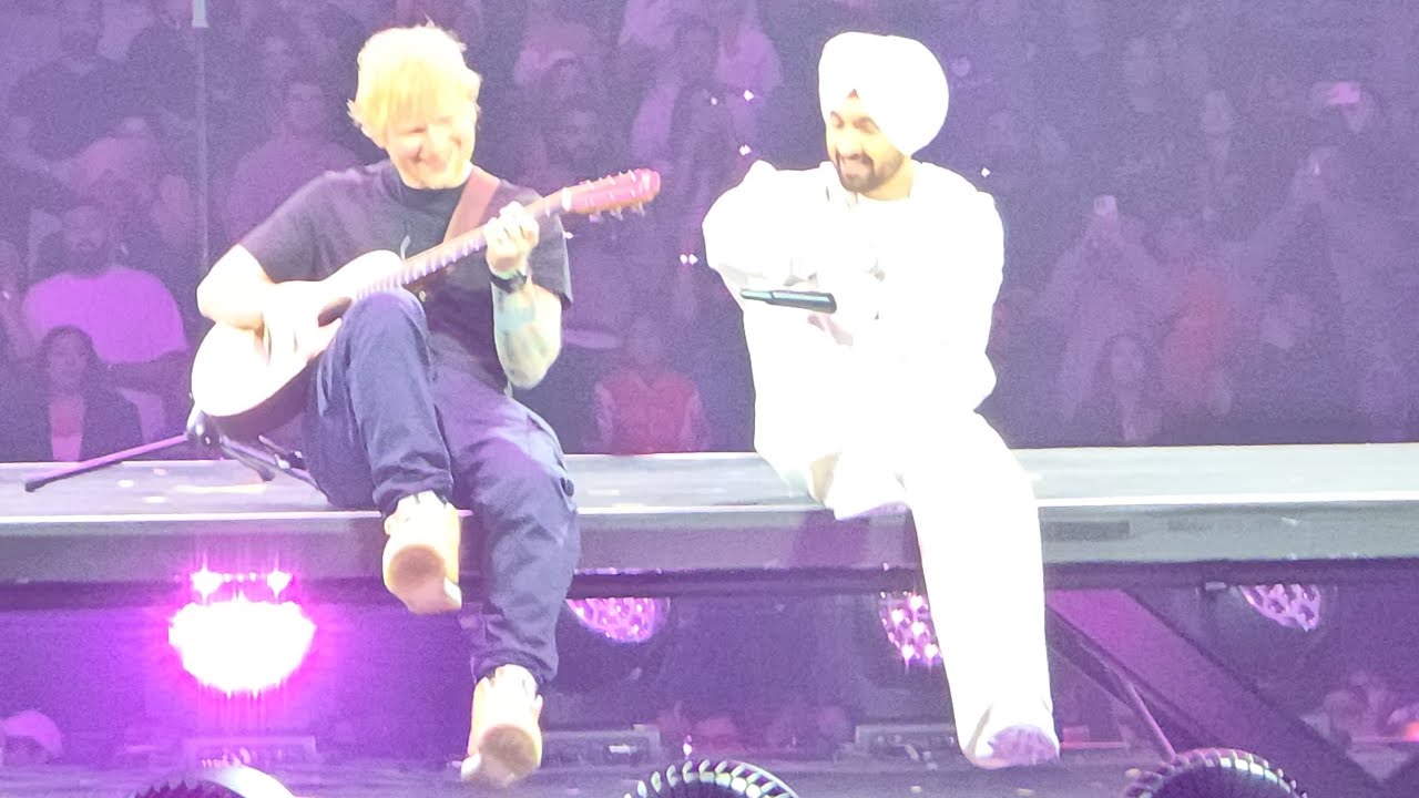 Diljit Dosanjh & Ed Sheeran Birmingham Shape of You vs Naina collab #diljitdosanjh #edsheeran #naina