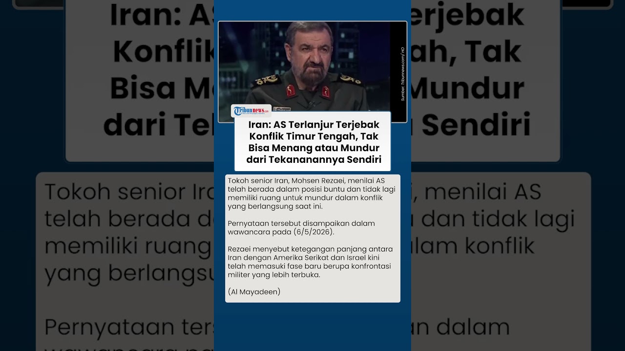 Posisi AS Disebut Tokoh Iran Tak Lagi Memungkinkan untuk Mundur dari Konflik yang Berlangsung