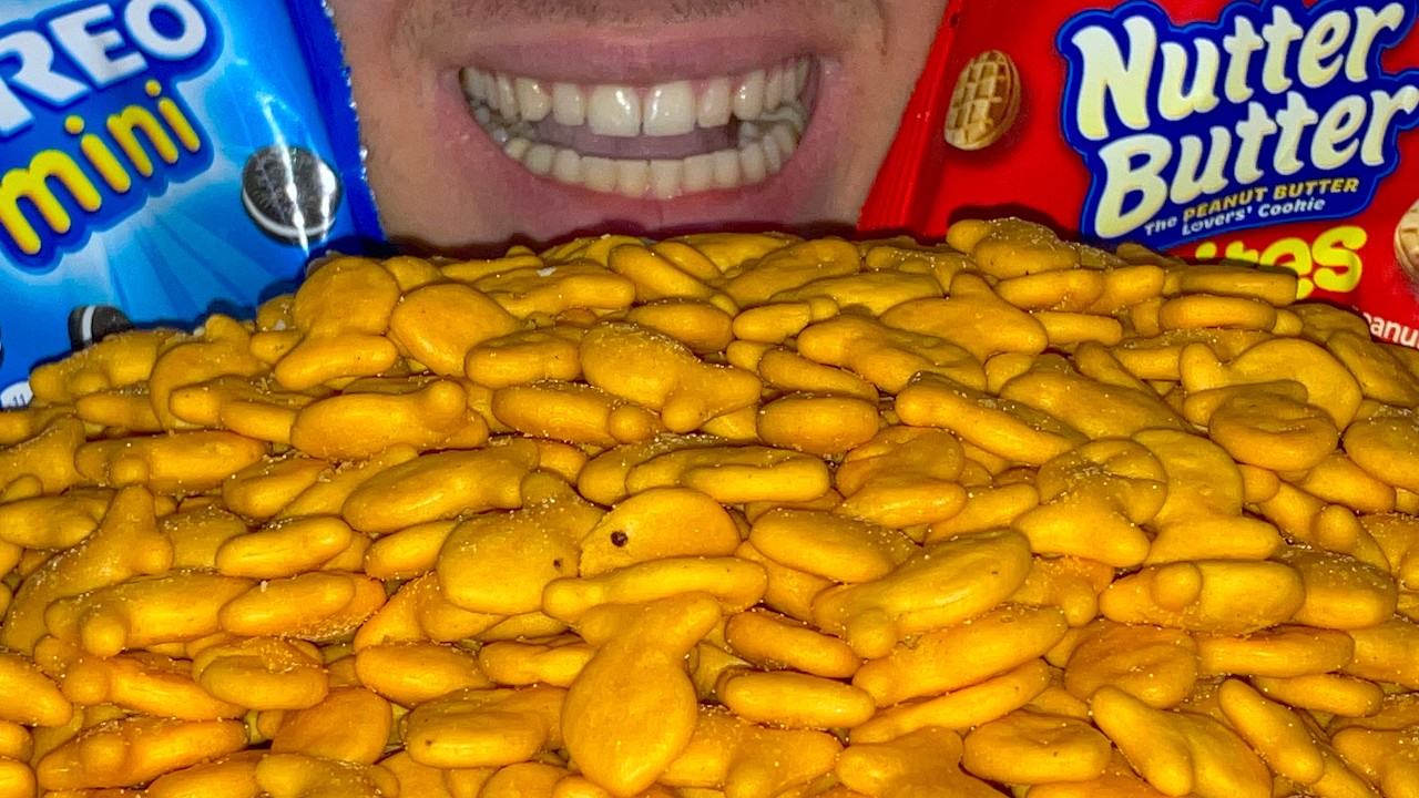 🐡 mini fish snack asmr  🐡