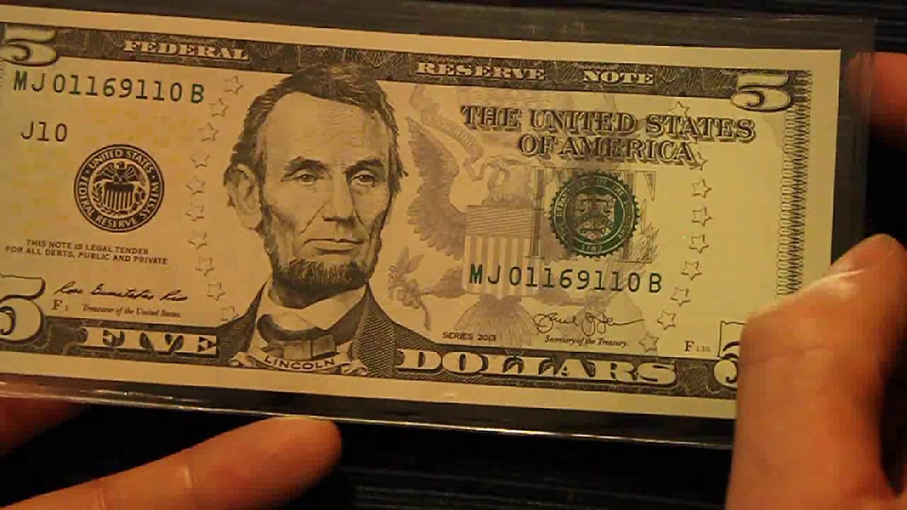 Super Rare Dollar Note Fancy Serial Number Radar Flipper