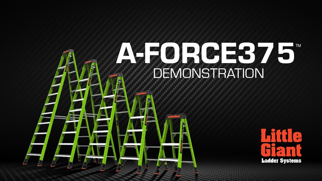 A-Force375 DEMO | IAA 375 lb Rated | Little Giant Ladder Systems