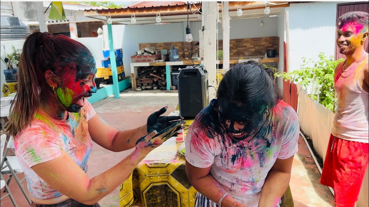 HOLI CELEBRATIONS WITH FAMILY AND FRIENDS 🇬🇾🇬🇾🇬🇾