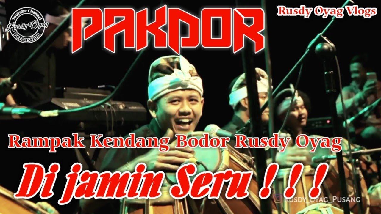 Dijamin Seru ‼️ Rampak Kendang Bodor Rusdy Oyag