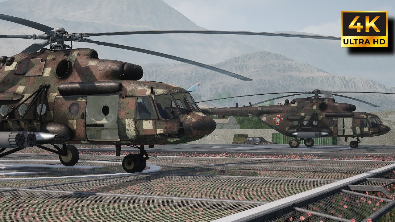 Mi-8 Close Air Support | SQUAD No Commentary