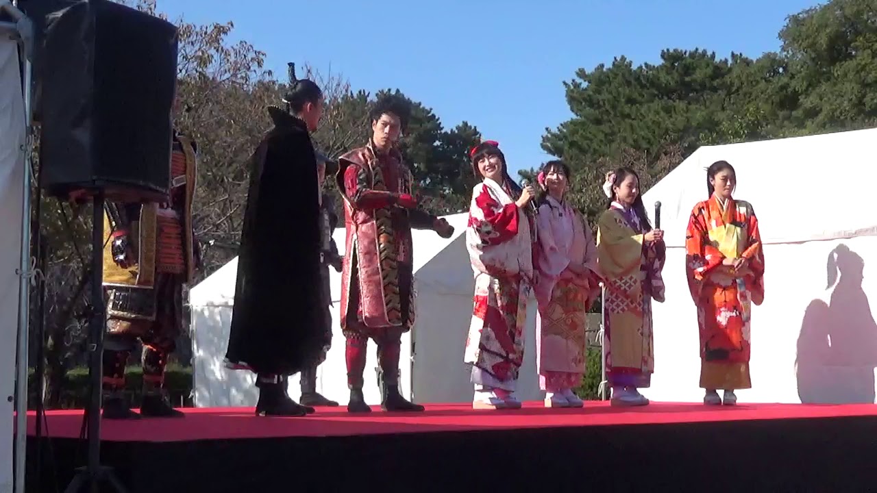 2020.10.31 名古屋城秋まつり　名古屋おもてなし武将隊、あいち戦国姫隊、徳川家康と服部半蔵忍者隊　クロストーク