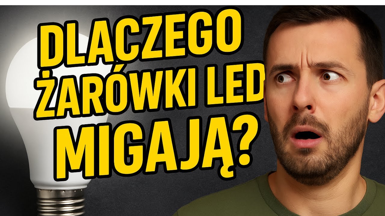 Dlaczego migają żarówki LED, mimo że są wyłączone?