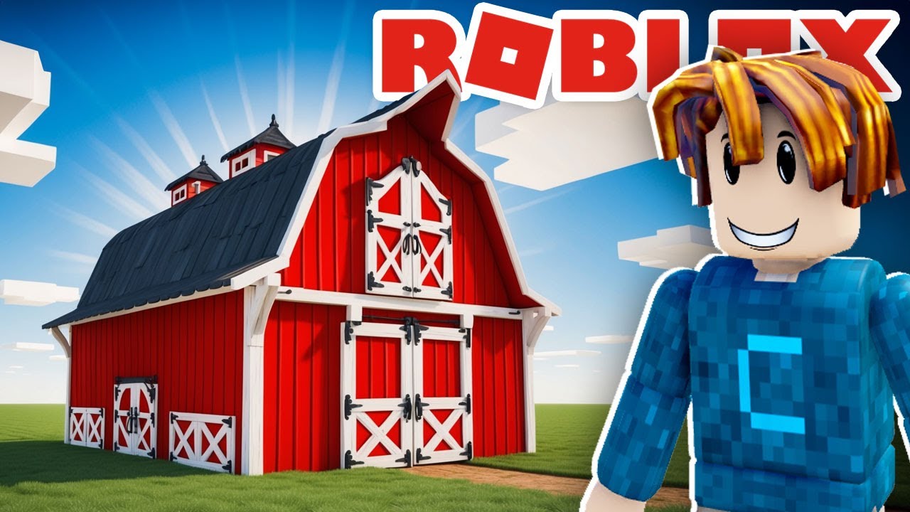 COMPREI UM MEGA CELEIRO DE VACAS / FAZENDINHA NO ROBLOX #ep 6