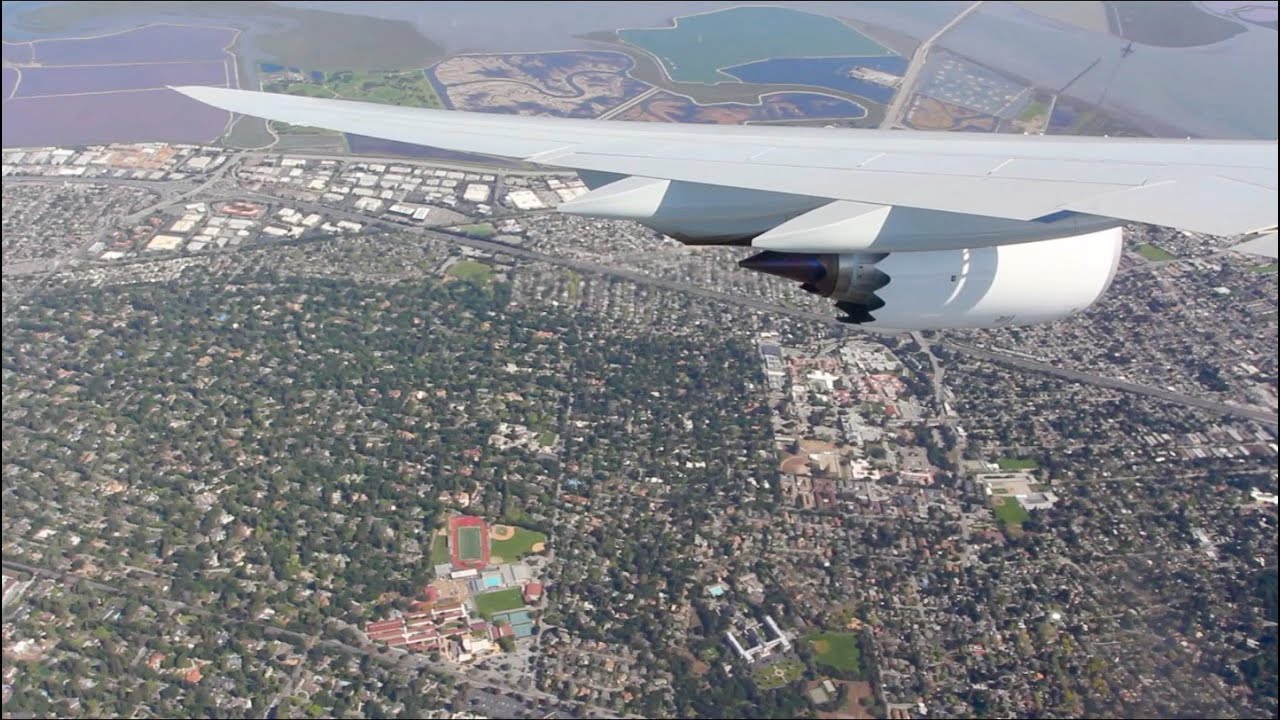 Korean Air Boeing 747-8 Landing in San Francisco (KE 23 || ICN-SFO || HL7636)