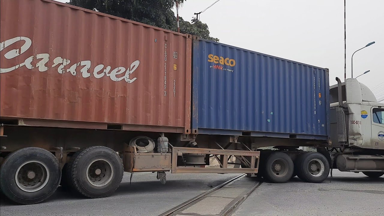 4K XE CONTAINER TRUCK,  xe bồn bê tông, xe ben, xe đầu kéo ❤ có nhạc