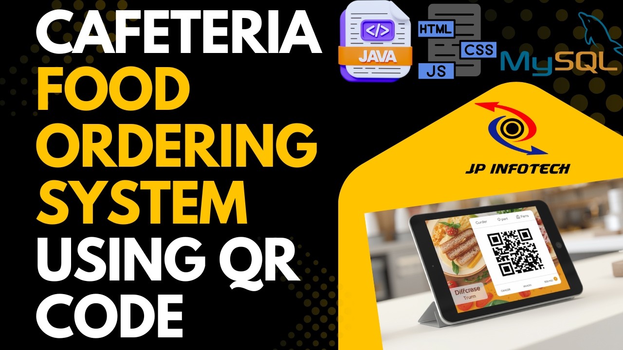 QR Code-Based Digital Cafeteria Management System | Java Final Year Project 2025