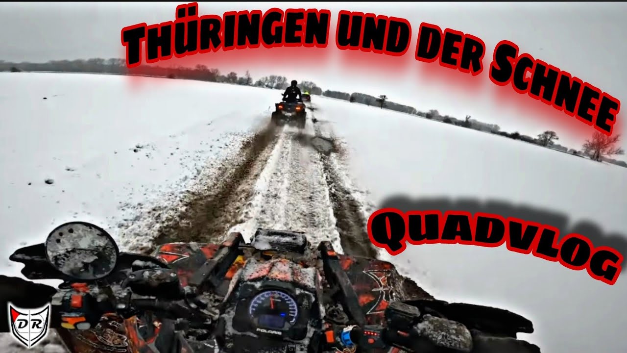 Alles voller Schnee und Eis 🥶 ! Schneetour und dann dieser Schockmoment😨 ! Devil Rider-Quadvlog🔥