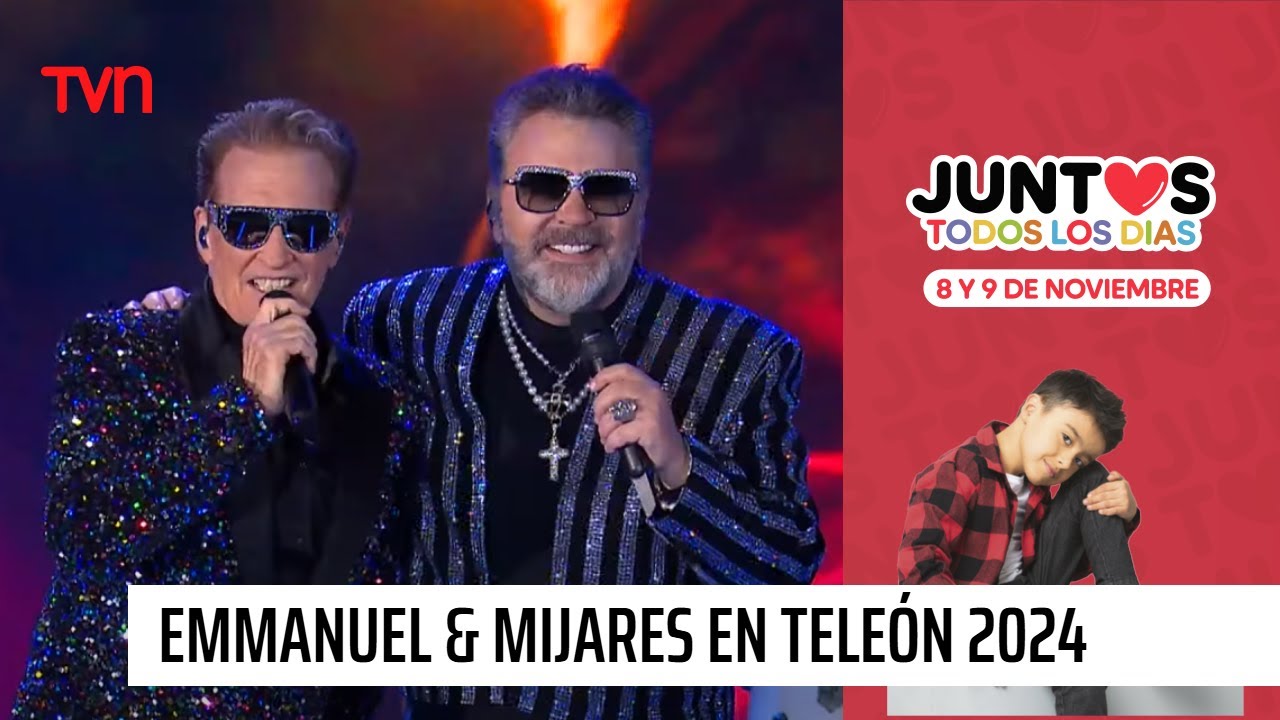Teletón 2024: Así fue la presentación musical de Emmanuel & Mijares