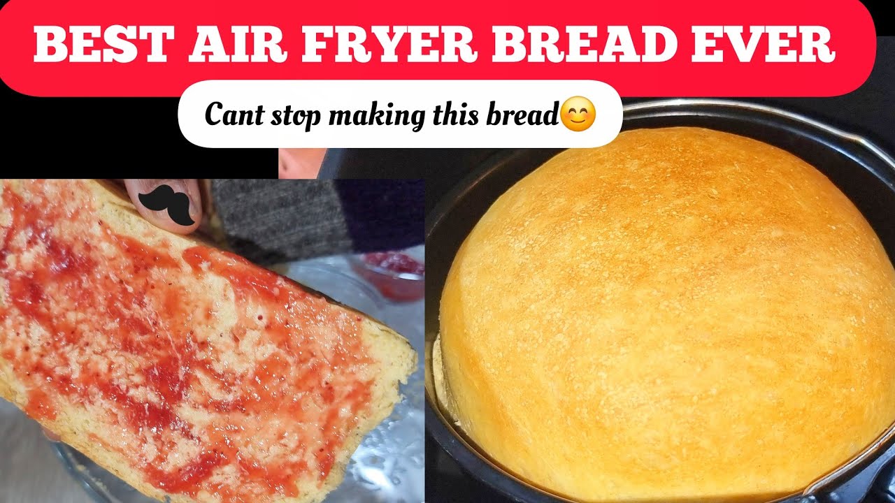 BEST AIR FRYER EGG AND BUTTER BREAD RECIPE. Soft and Fluffy  Air Fried Bread Recipes