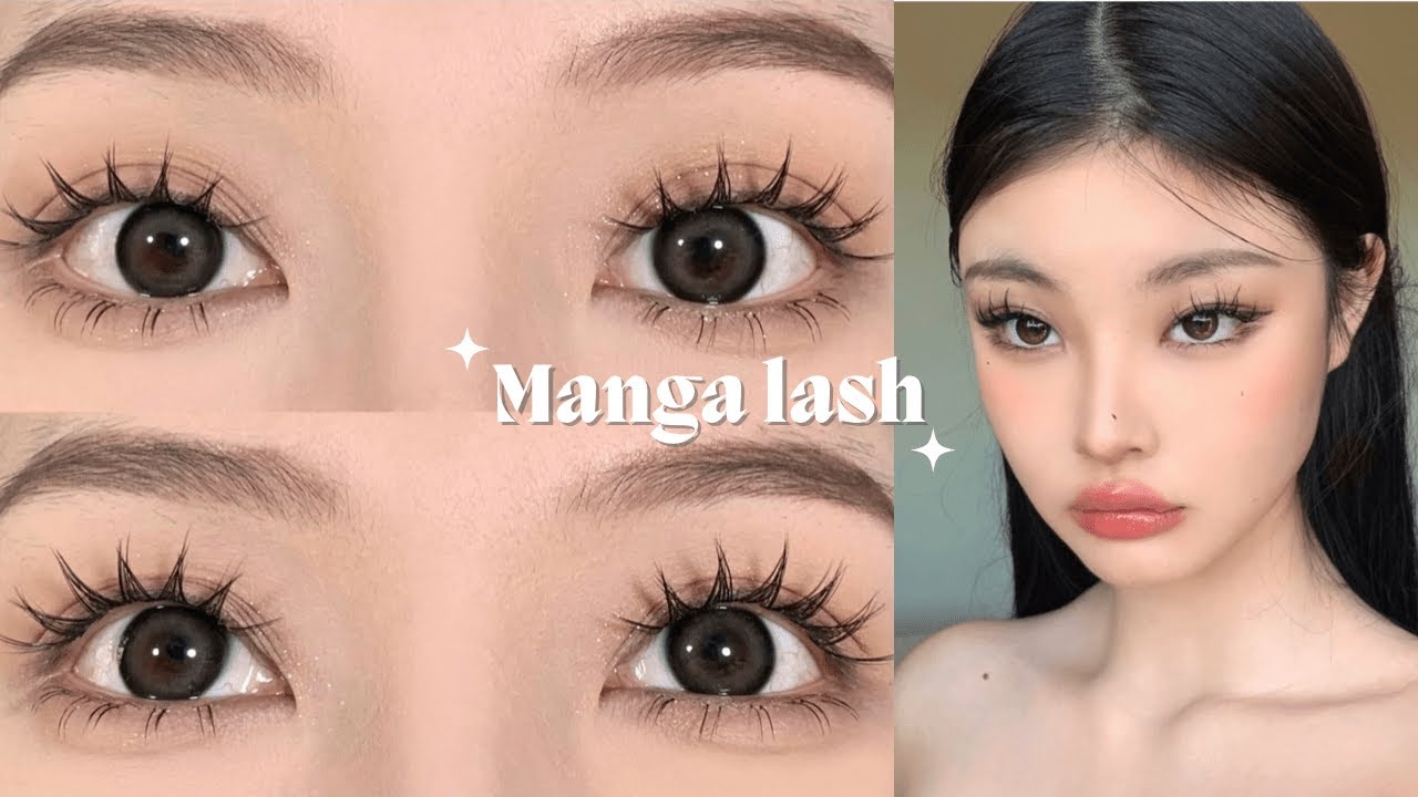 Урок по наращиванию ресниц Manga Lash | Как сделать ресницы Manga своими руками