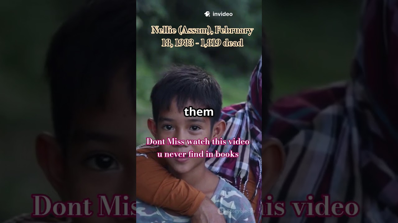 Nellie (Assam), February 18, 1983 - 1,819 dead #bbc #aljazeera #iran #india #bangladesh #helpassam