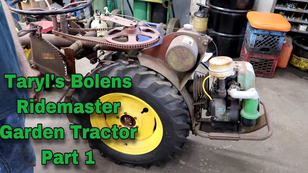 AWESOME Bolens Ridemaster Restoration (Part 1)