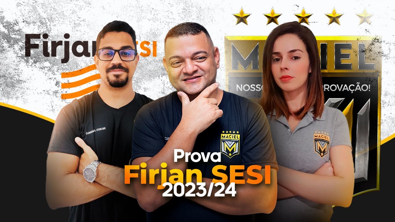 (Questão 26) Firjan Sesi prova 2024