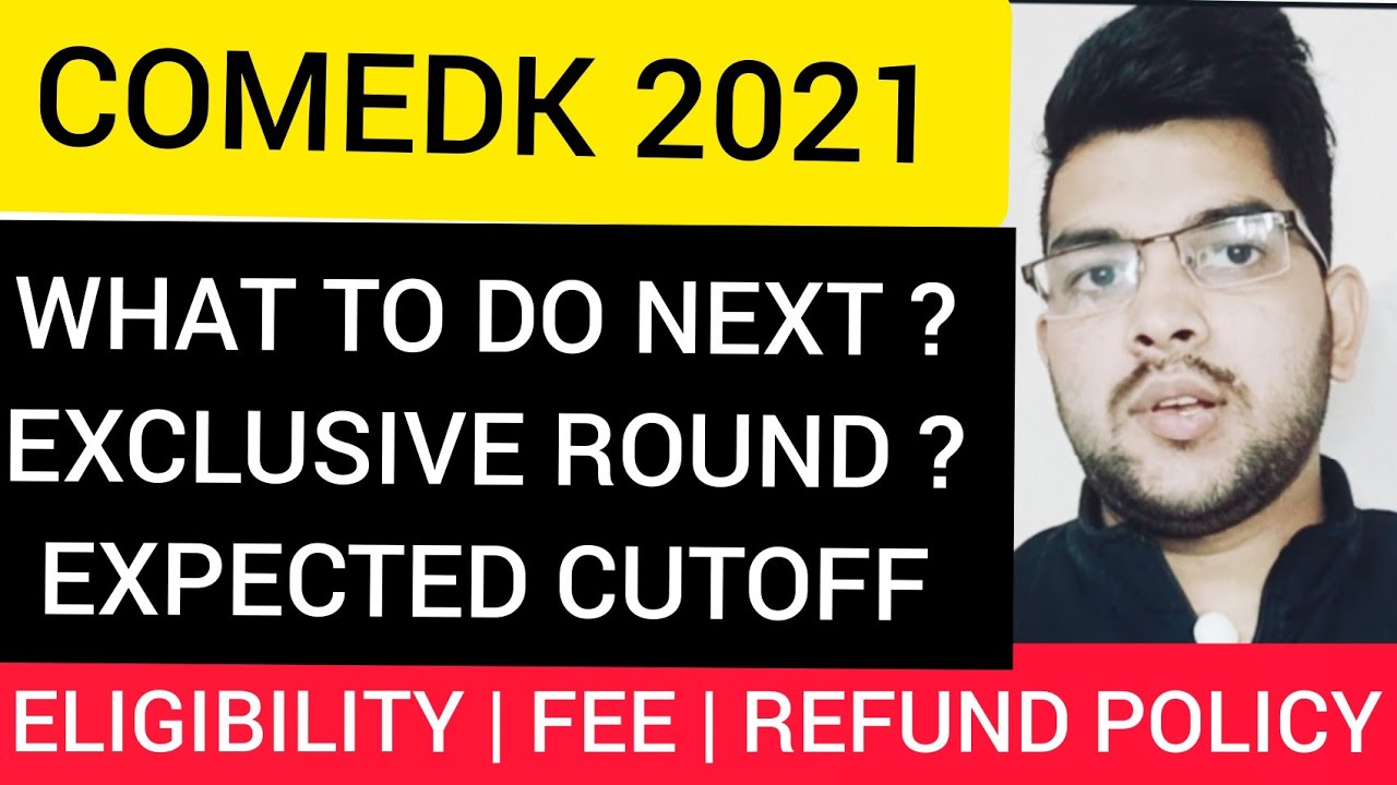 COMEDK Counselling Update 2021 | Exclusive round | Expected Cutoff #Comedk #Counselling #Cutoff #JAC