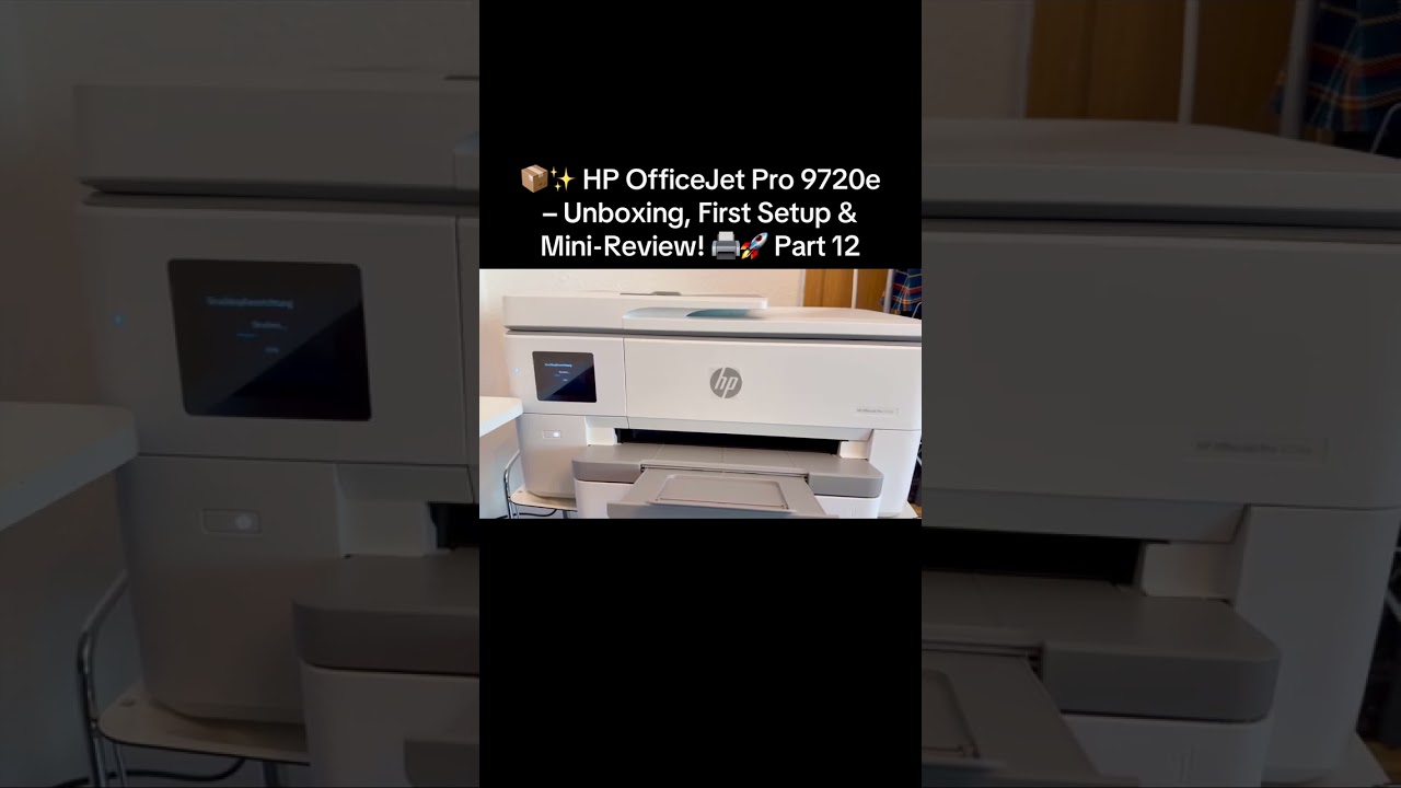 📦✨ HP OfficeJet Pro 9720e – Unboxing, First Setup & Mini-Review! 🖨️🚀 Part 12
