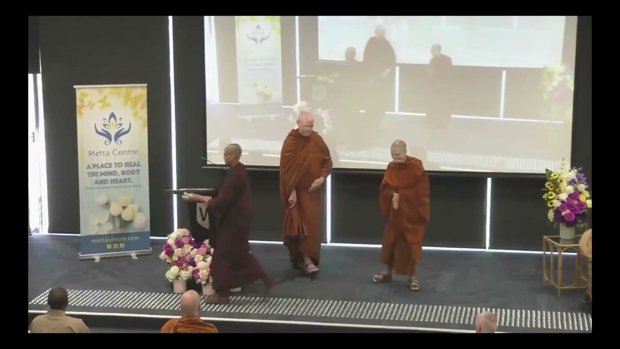 Metta Convention Day 2 - Closing chanting with Bhante Sujato, Ayya Soma and Ayya Upekkha