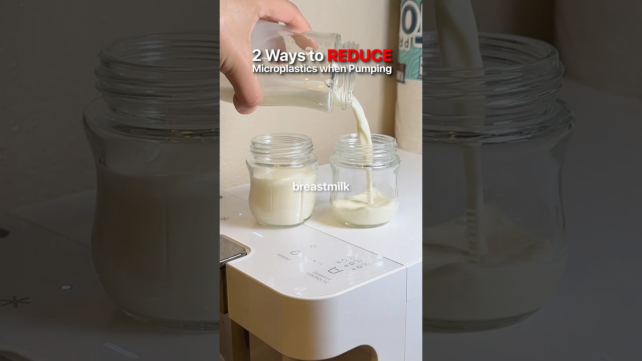 Сделайте это, чтобы уменьшить количество микропластика при сцеживании грудного молока 😳