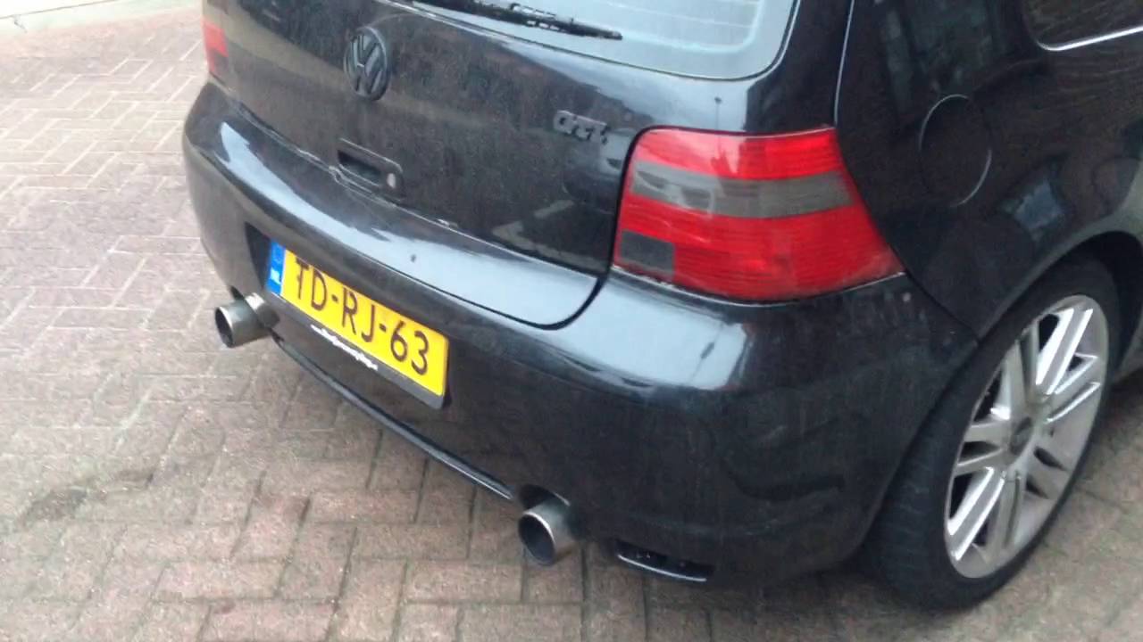 Golf mk4 GTI 270ps k04 bosch 440cc 3,5 inch to 3 inch exhaust system simmons muffler