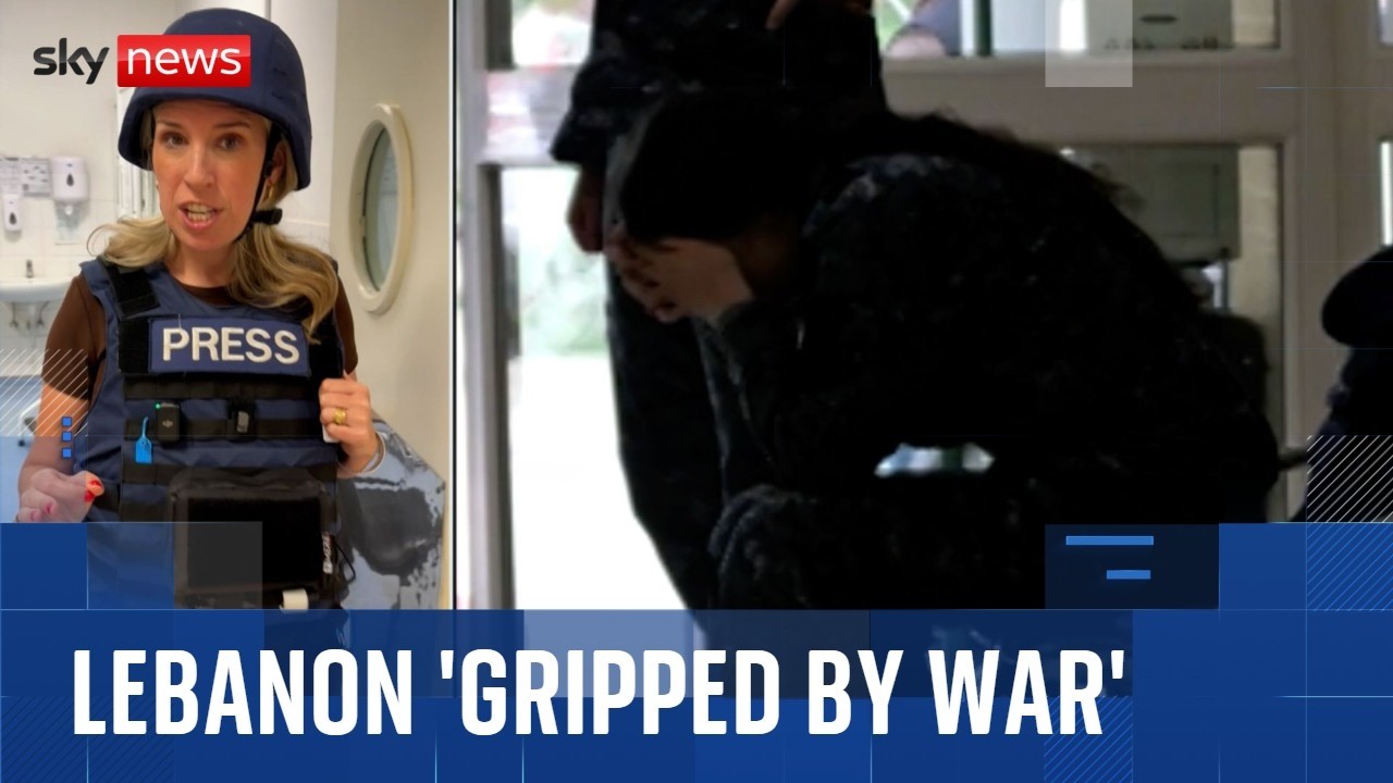 Телеканал Sky News показал изнутри ливанскую больницу на передовой, где дети спасаются от израиль...
