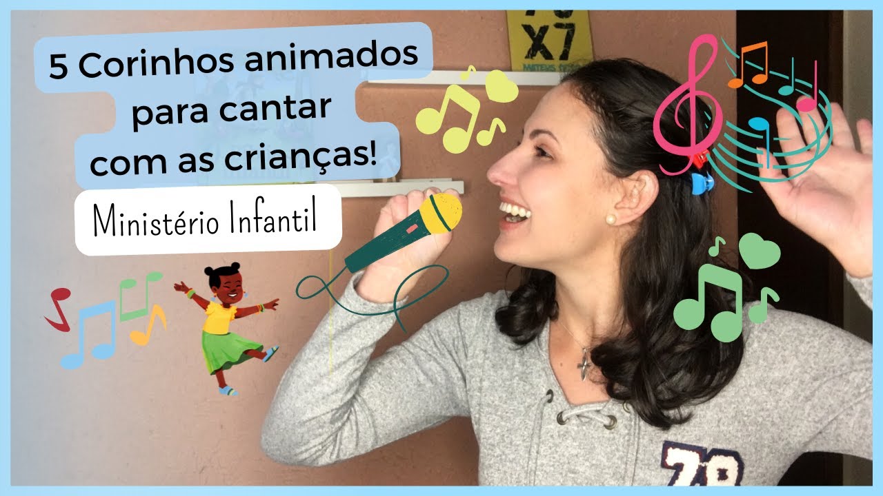 5 Cânticos para EBD Infantil | Corinhos animados para Ministério Infantil