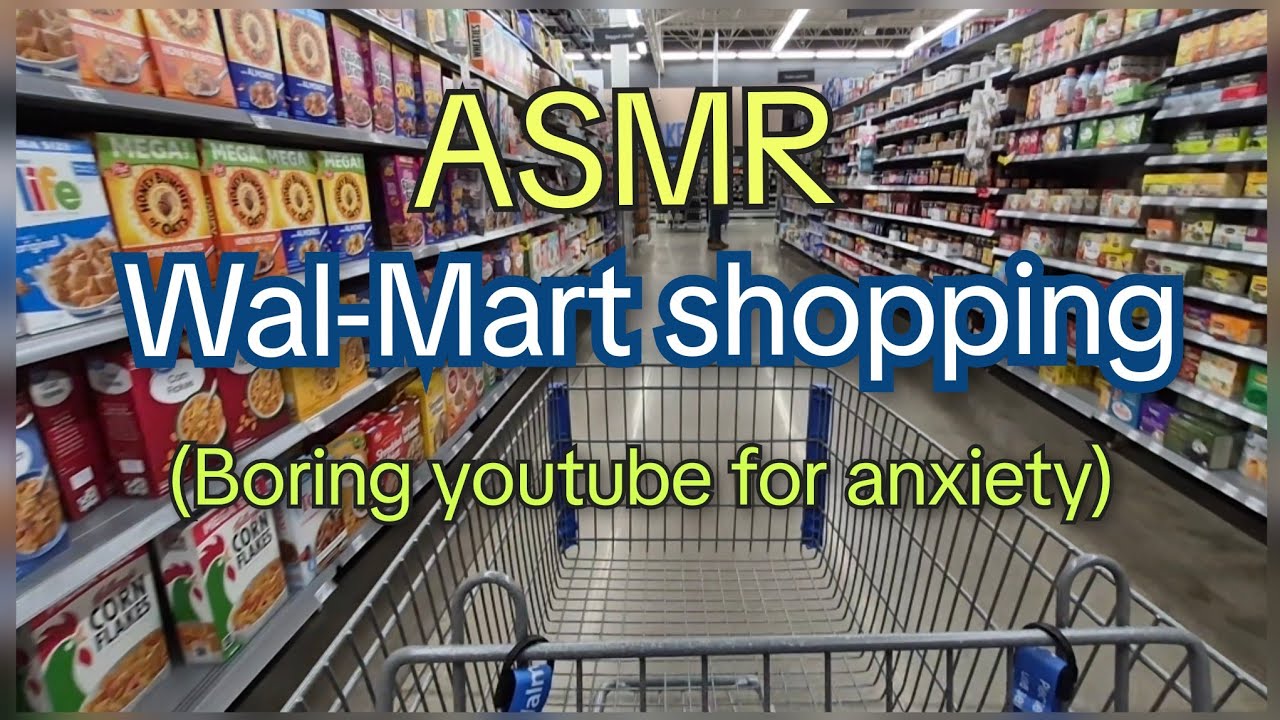 ASMR Walmart Trip. No talking, just a point of view asmr shopping trip to Wal-Mart. 