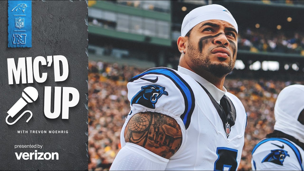 Tre'von Moehrig Mic’d Up for Week 9 Win vs Green Bay Packers | Carolina Panthers