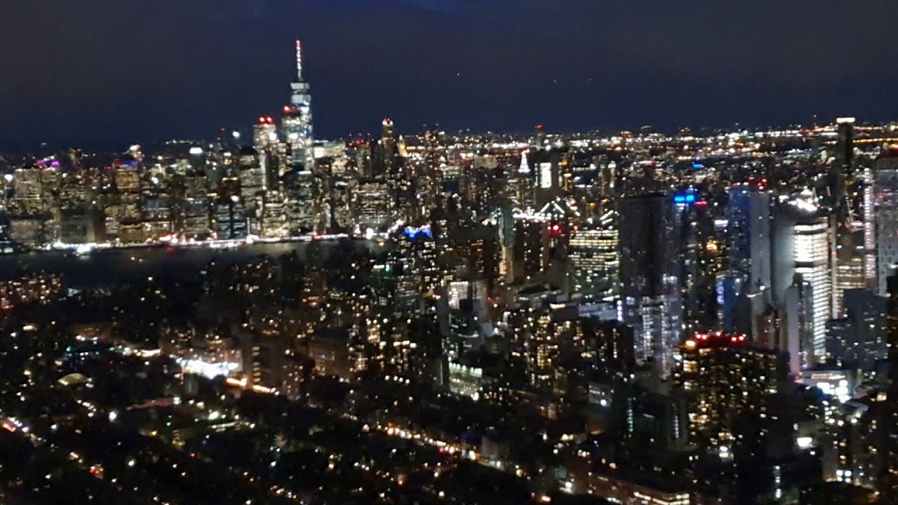 Evening Helicopter Ride - JFK to West 30th Street Manhattan,  gusty winds at 40KT