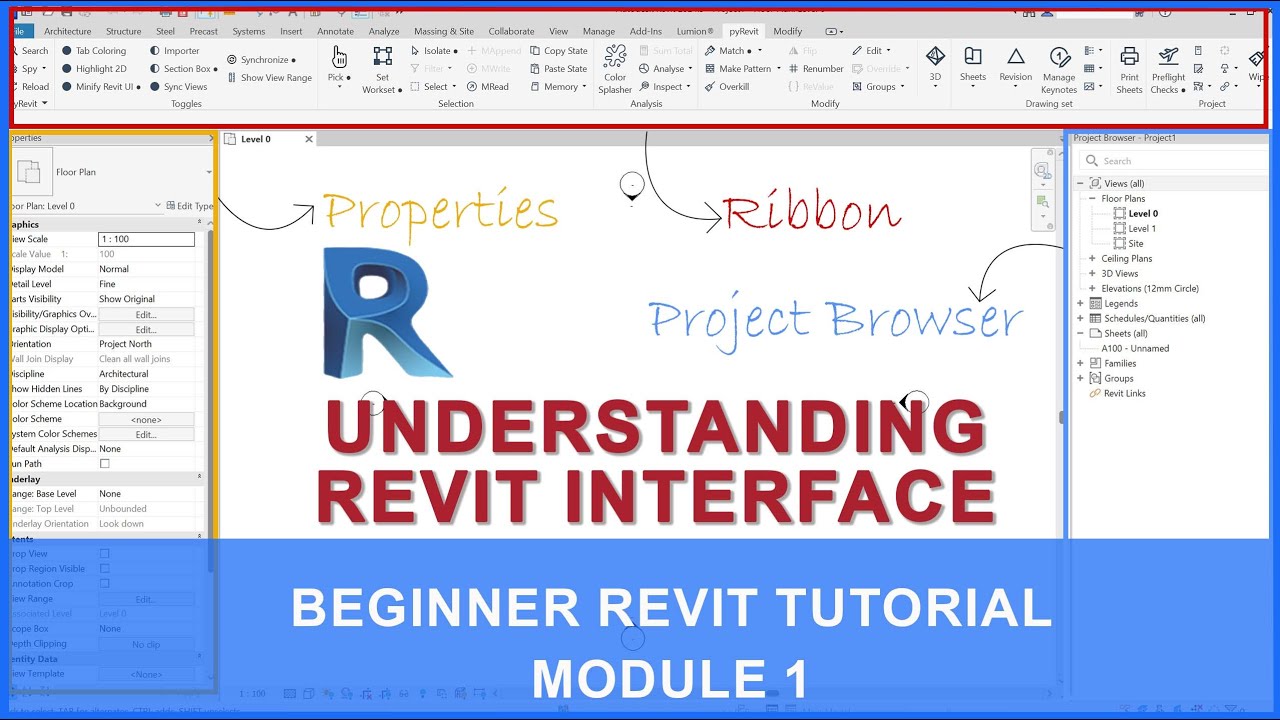 What is BIM | Understanding Revit Interface | Revit Beginner Course | Module 1
