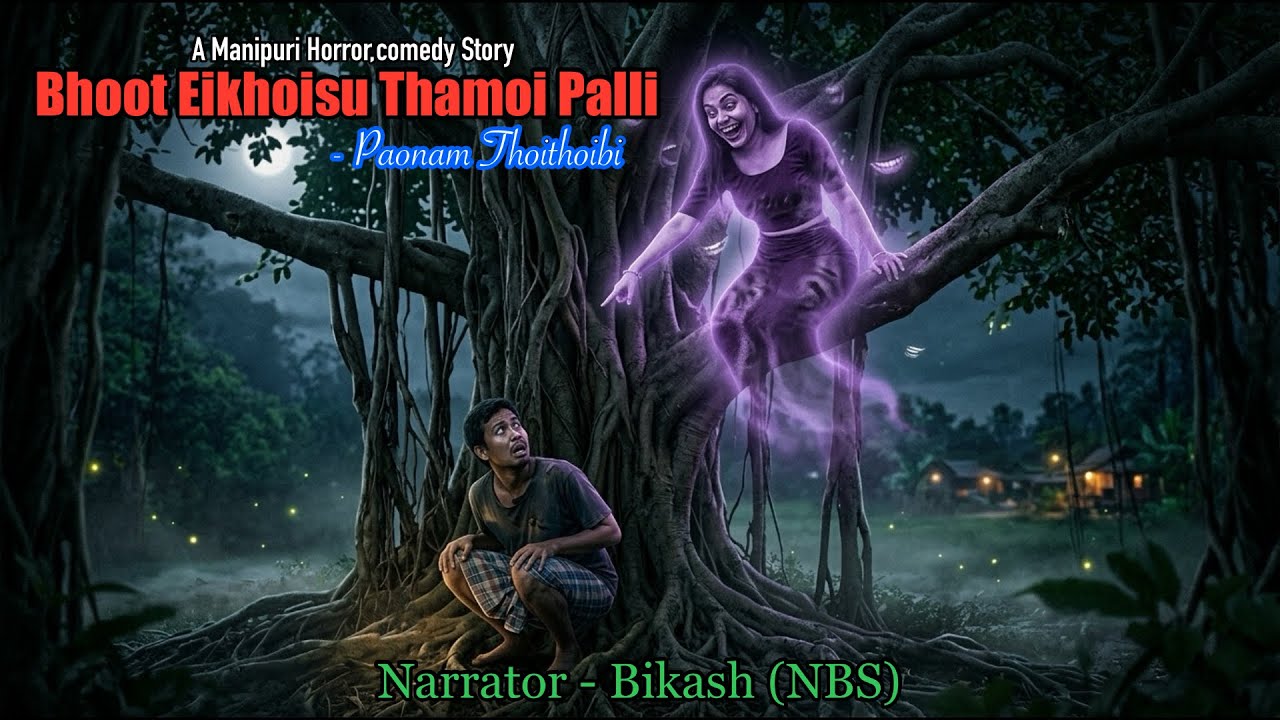 Full Story “Bhoot Eikhoisu Thamoi Palli” || Manipuri Horror+Comedy Story || NBS’s Collection