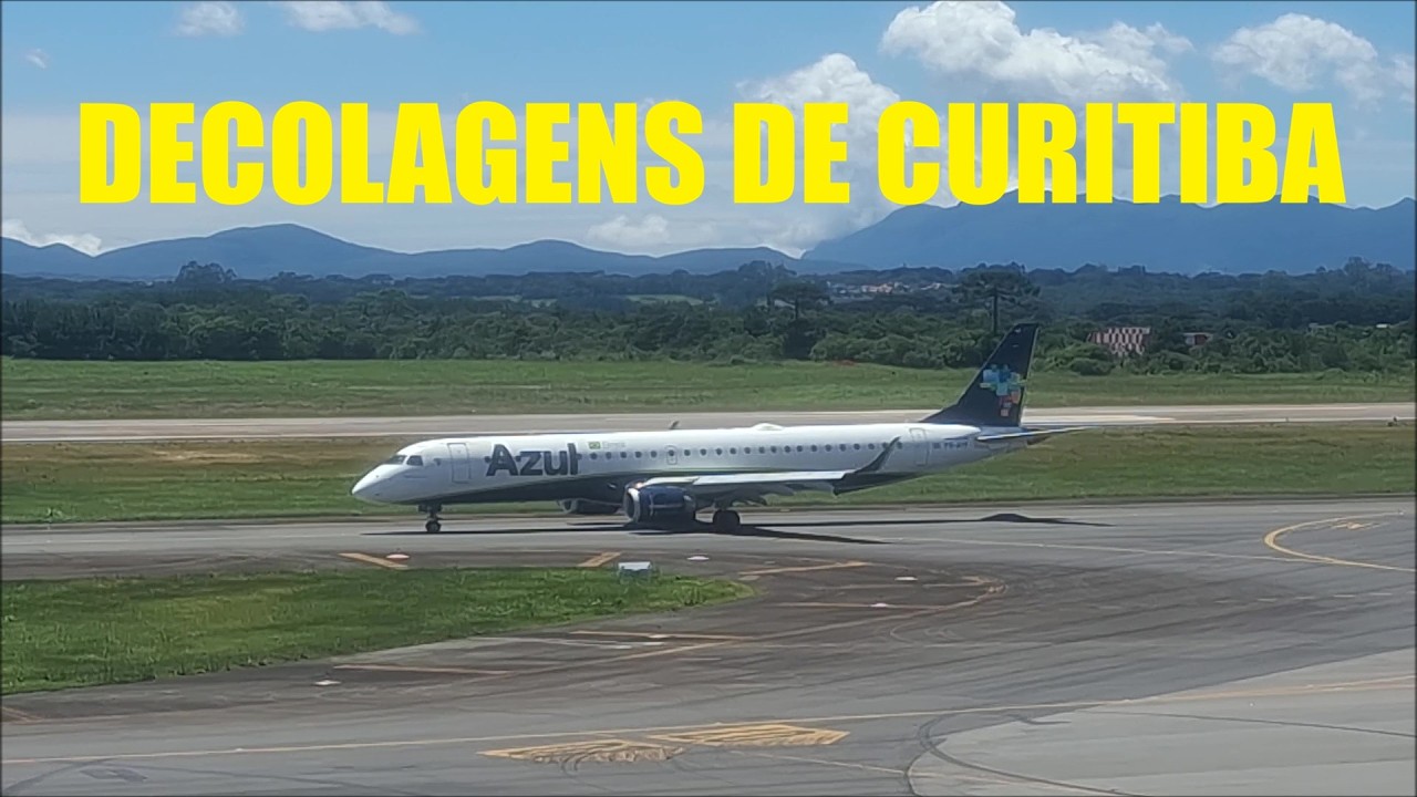 Decolagens e movimenta&ccedil;&atilde;o no patio de Curitiba - SBCT 18/02/26